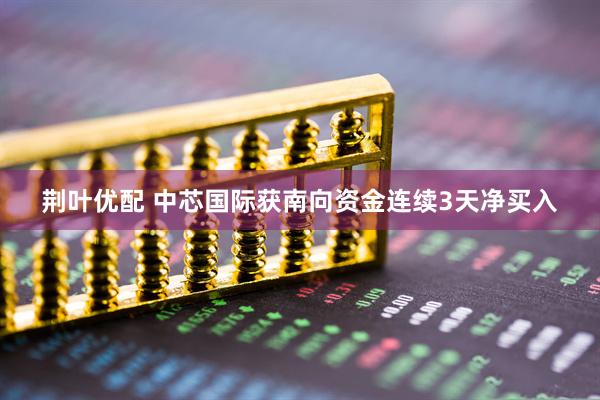 荆叶优配 中芯国际获南向资金连续3天净买入